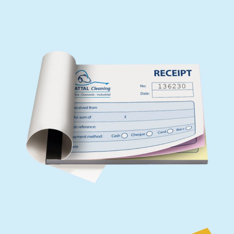 Receipt Book_ A5 (50 copies)